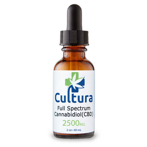 Full Spectrum Hemp Extract CBD Oil Tincture 2500mg 2 oz